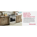 Kitchenaid® 30-Inch 5-Burner Gas Convection Front Control Range KSGG700ESS