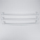 French Door Refrigerator Handle Kit, White W10716727