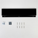 6” (15.2 cm) Slide-in Range Backsplash, Black W10655449