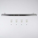 27" (68.6 cm) Warming Drawer Heat Deflector, Stainless Steel W10536338