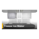 Whirlpool® 36-Inch French Door Refrigerator with Ice Maker - 31 cu. ft. WRFF3136SZ Whirlpool® 36-Inch French Door Refrigerator with Ice Maker - 31 cu. ft. WRFF3136SZ
