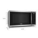 Whirlpool® 1.0 cu. ft. Stainless Steel All-In-One Multifunctional Countertop Microwave With Air Fry - 900 watt WMCS5522RS