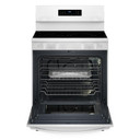 Whirlpool® 30-Inch Electric Range with Air Cooking Technology and No Preheat Air Fry YWFES7030SW Whirlpool® 30-Inch Electric Range with Air Cooking Technology and No Preheat Air Fry YWFES7030SW