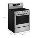 Kitchenaid® 5.0 Cu. Ft. Smart Freestanding Gas Range with Convection Cooking Modes KFGS530SPS