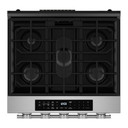 Kitchenaid® 5.0 Cu. Ft. Smart Slide-in Gas Range with Convection Cooking Modes and 2-in-1 Burner KSGS530SPS