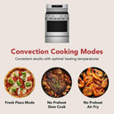 Kitchenaid® 5.3 Cu. Ft. Freestanding Electric Range with Convection Cooking Modes YKFES530SPS