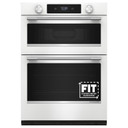 Kitchenaid® 30-inch Smart Electric Combo Wall Oven with Assisted Cooking Modes - White KOEC730SWH