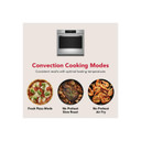 Kitchenaid® 30-inch Smart Electric Single Wall Oven with Assisted Cooking Modes - Black Ore KOES730SBE