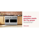 KitchenAid® 48-Inch 6-Element Induction Freestanding Commercial-Style Range with Griddle KFID948SSS