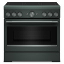 Kitchenaid® 36-Inch 6-Element Induction Freestanding Commercial-Style Range with Air Fry KFIS936SJP