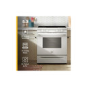 Whirlpool® 30-inch Electric Smart Range with Air Cooking Technology and Steam Clean YWSES4530TW