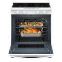 Whirlpool® 30-inch Gas Smart Range with Air Cooking Technology and Steam Clean WSGS4530TW