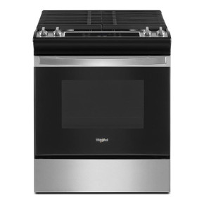 5.0 Cu. Ft. Whirlpool® Gas Range with Frozen Bake™ Technology WEG515S0LS