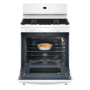 Whirlpool® 30-inch Self Clean Gas Range with No Preheat Mode WFGS3530RW