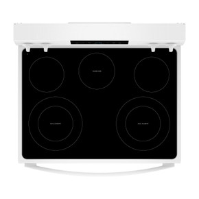 Whirlpool® 30-inch Electric Range with Air Cooking Technology YWFES4530SW Whirlpool® 30-inch Electric Range with Air Cooking Technology YWFES4530SW