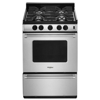 Whirlpool® 24-inch Freestanding Gas Range with Sealed Burners WFG500M4HS