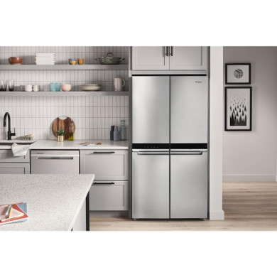 Whirlpool® 36-inch Wide Counter Depth 4 Door Refrigerator - 19.4 cu. ft. WRQA59CNKZ