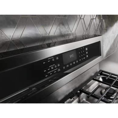 Kitchenaid® 30-Inch 5 Burner Dual Fuel Double Oven Convection Range KFDD500ESS