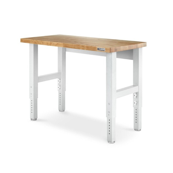 Gladiator® 4' (121.9 cm) Wide Adjustable Height Hardwood Workbench GAWB04HWJW