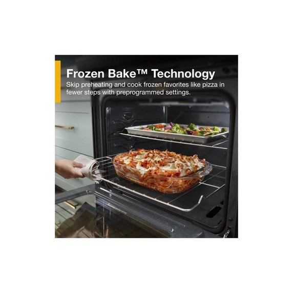 5.0 Cu. Ft. Whirlpool® Gas Range with Frozen Bake™ Technology WEG515S0LS