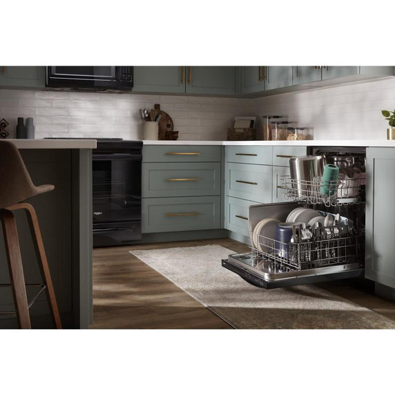 Whirlpool® Large Capacity Dishwasher with Deep Top Rack WDT740SALB