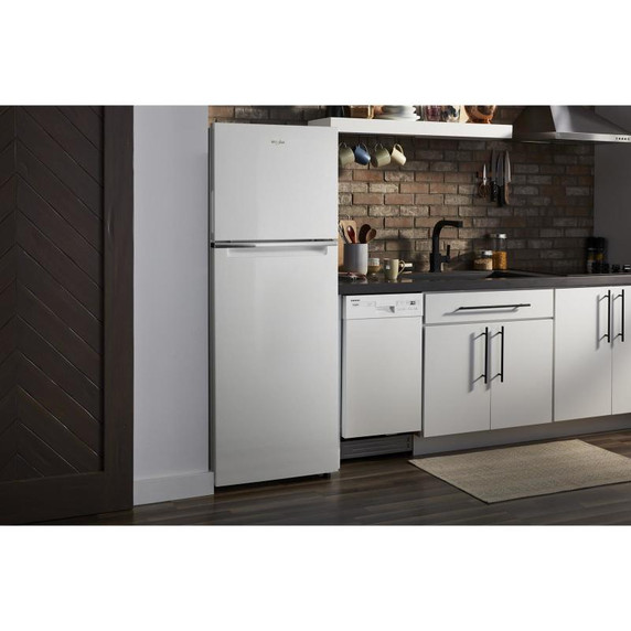 Whirlpool® 24-inch Wide Small Space Top-Freezer Refrigerator - 12.9 cu. ft. WRT313CZLW