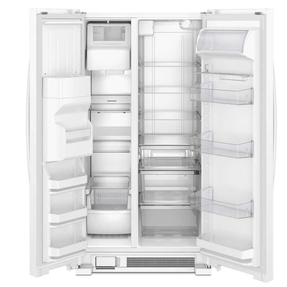 Whirlpool® 33-inch Wide Side-by-Side Refrigerator - 21 cu. ft. WRS321SDHW