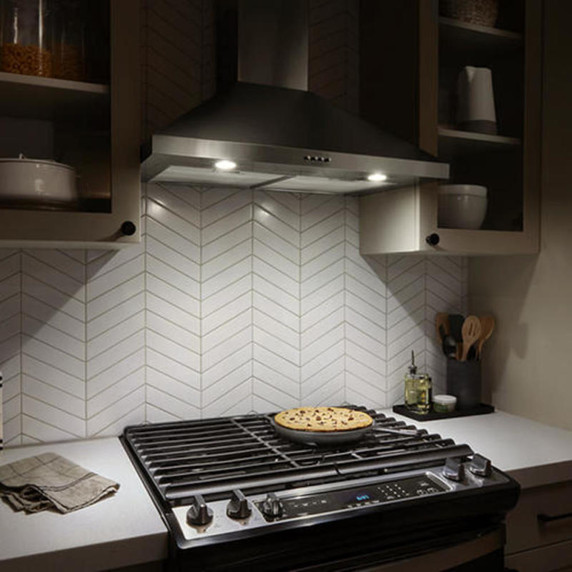 Whirlpool® ENERGY STAR® Certified 30" Chimney Wall Mount Range Hood WVW73UC0LS