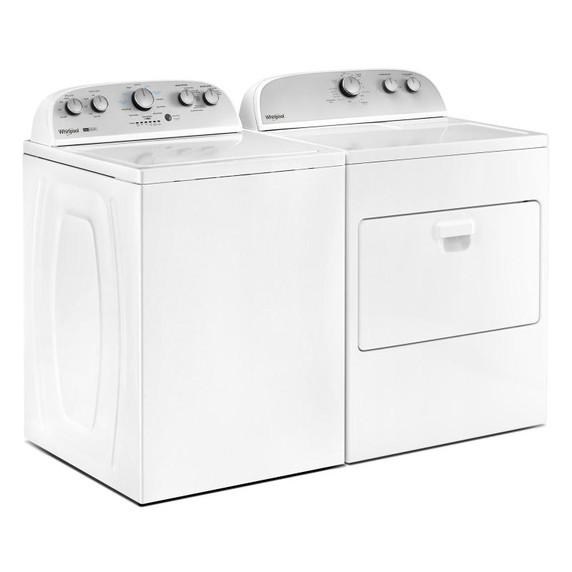 4.4–4.5 Cu. Ft. Whirlpool® Top Load Washer with Removable Agitator WTW4957PW