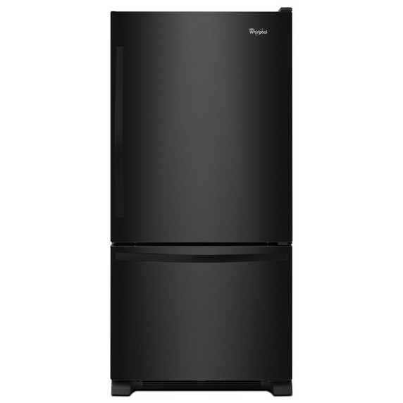 Whirlpool® 22 cu. ft. Bottom-Freezer Refrigerator with Freezer Drawer WRB322DMBB