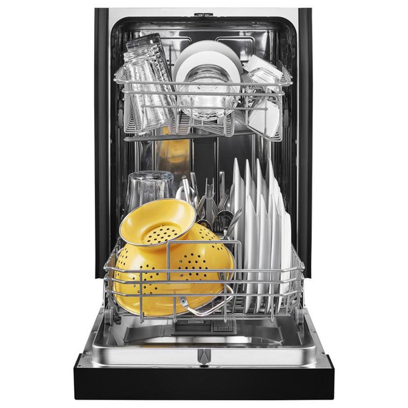 Whirlpool® Small-Space Compact Dishwasher with Stainless Steel Tub WDPS5118PB