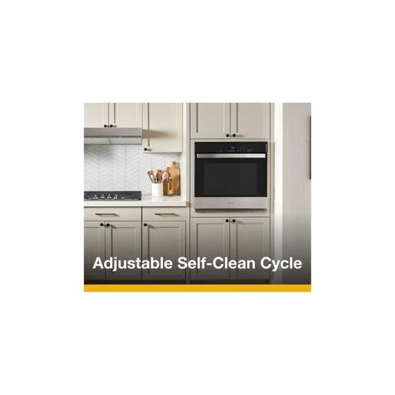 Whirlpool® 5.0 Cu. Ft. Single Self-Cleaning Wall Oven WOES3030LS Whirlpool® 5.0 Cu. Ft. Single Self-Cleaning Wall Oven WOES3030LS