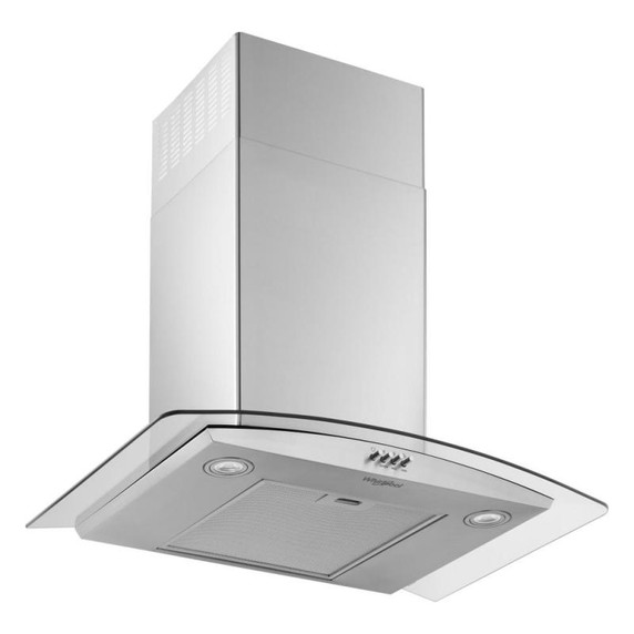 Whirlpool® 30" Curved Glass Wall Mount Range Hood WVW51UC0LS