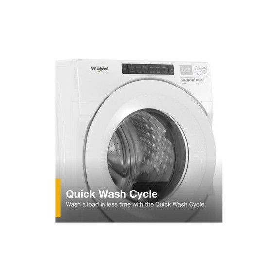 Whirlpool® 5.0 cu.ft I.E.C. Closet-Depth Front Load Washer with Intuitive Controls WFW560CHW