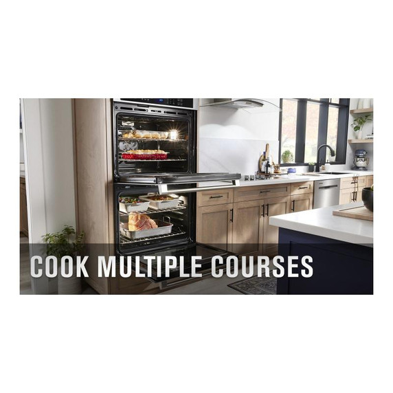 Maytag® 30-inch Double Wall Oven with Air Fry and Basket - 10 cu. ft. MOED6030LZ