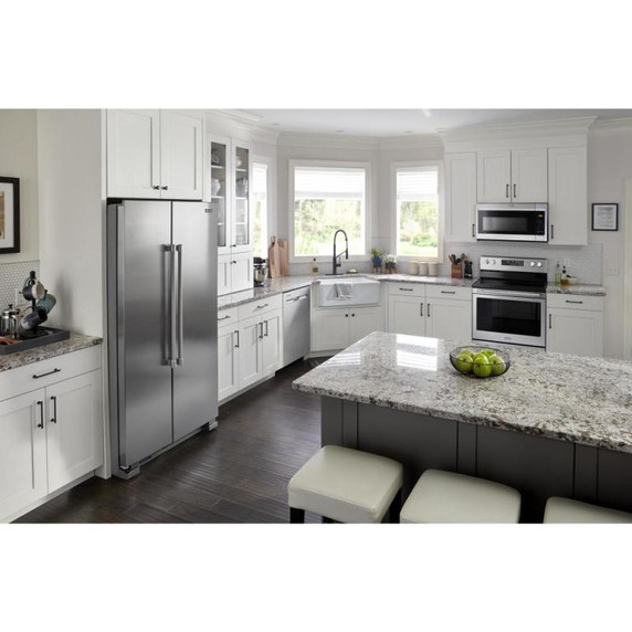 Maytag® 36-Inch Wide Side-by-Side Refrigerator - 25 cu. ft. MSS25N4MKZ