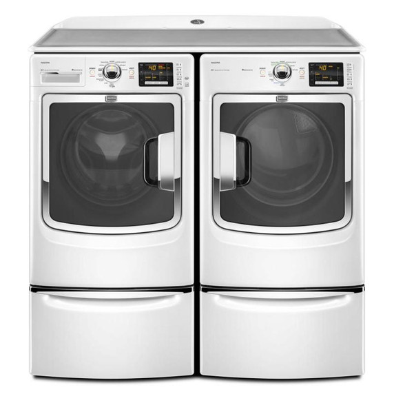 Maytag® 15.5" (39.4 cm) Pedestal for Front Load Washer and Dryer with Storage XHPC155XW
