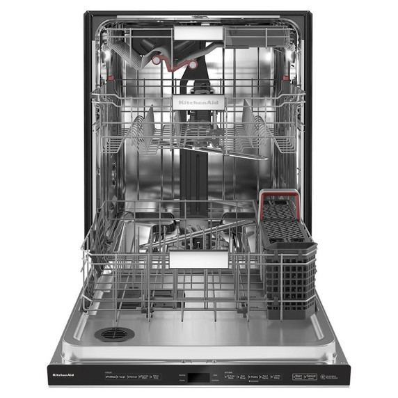 Kitchenaid® 44 dBA Dishwasher with 360° Max Jets™ Third Rack and LED Interior Lighting KDPM804KPS