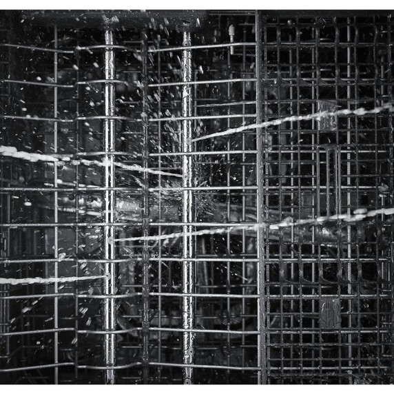 Kitchenaid® 44 dBA Dishwasher with 360° Max Jets™ Third Rack and LED Interior Lighting KDPM804KBS