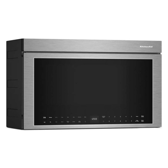 Kitchenaid® Multifunction Flush Mount Over-the-Range Microwave Oven with Infrared Sensor Modes YKMMF730PPS