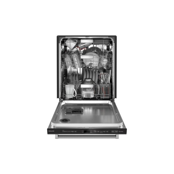 Kitchenaid® 44 dBA Dishwasher with 360° Max Jets™ Third Rack and LED Interior Lighting KDTM804KBS