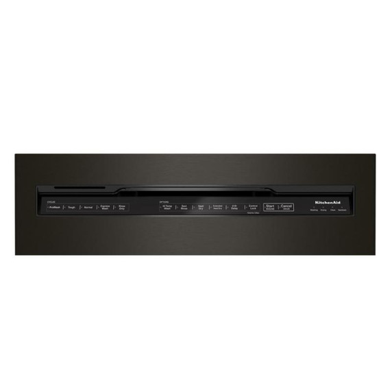 Kitchenaid® 39 dBA Dishwasher in PrintShield™ Finish with Third Level Utensil Rack KDFE204KBS Kitchenaid® 39 dBA Dishwasher in PrintShield™ Finish with Third Level Utensil Rack KDFE204KBS