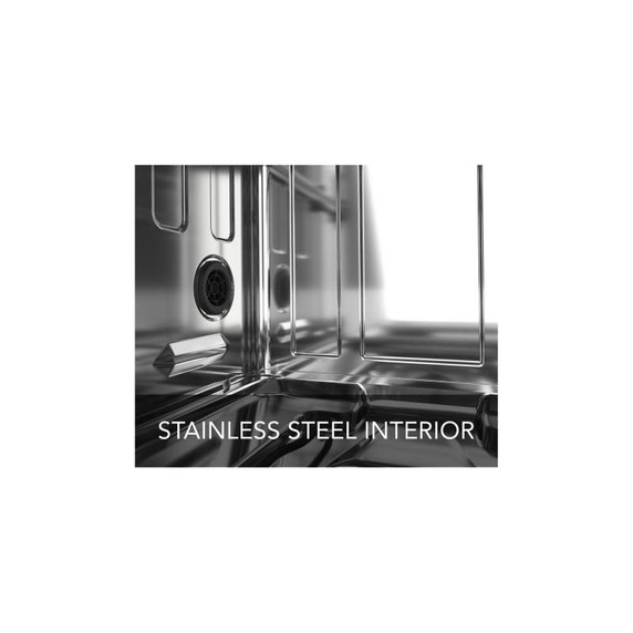 Kitchenaid® 39 dBA Dishwasher in PrintShield™ Finish with Third Level Utensil Rack KDFE204KBS