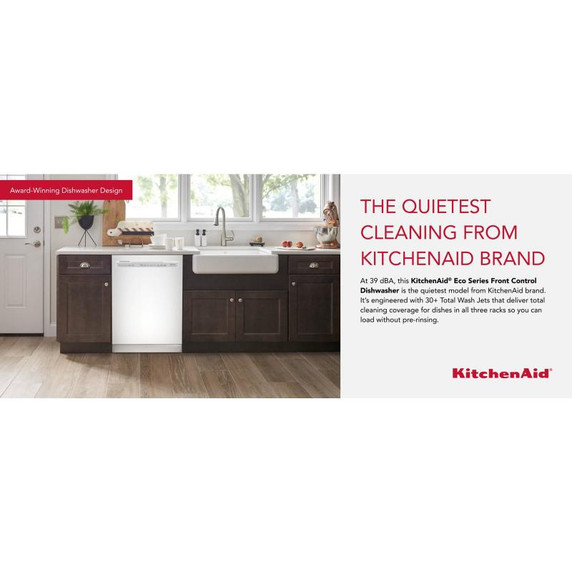 KitchenAid® 39 dBA Dishwasher with Third Level Utensil Rack KDFE204KWH KitchenAid® 39 dBA Dishwasher with Third Level Utensil Rack KDFE204KWH