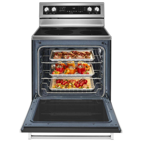 Kitchenaid® 30-Inch 5-Element Electric Convection Range YKFEG500ESS
