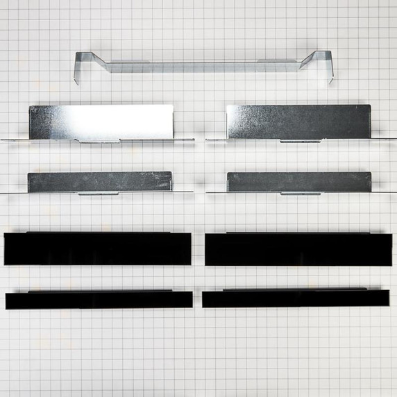 Built-In Oven/Microwave/Coffee Machine Side Trim Cover Kit, Black/Noir W11290015