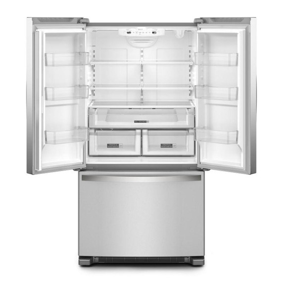 Whirlpool® 36-Inch Wide Full-Depth French Door Bottom Mount Refrigerator - 25 cu. ft. WRFF3236RZ