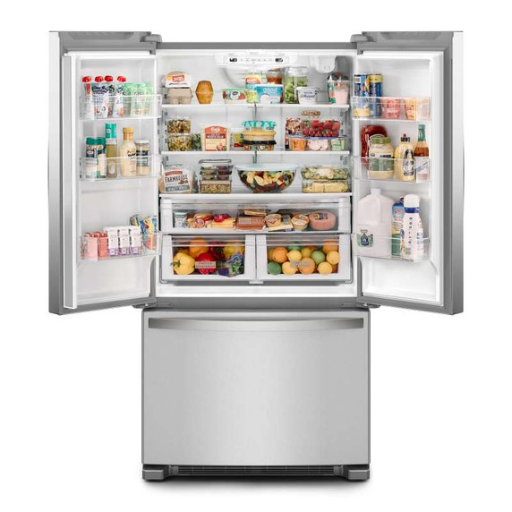 Whirlpool® 36-Inch Wide Counter-Depth French Door Bottom Mount Refrigerator - 20 cu. ft. WRFC2036RZ