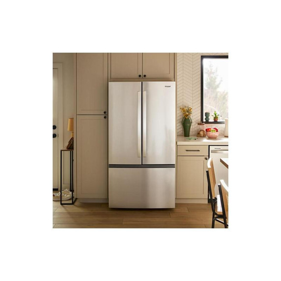 Whirlpool® 36-Inch French Door Refrigerator with Ice Maker - 31 cu. ft. WRFF3136SZ Whirlpool® 36-Inch French Door Refrigerator with Ice Maker - 31 cu. ft. WRFF3136SZ