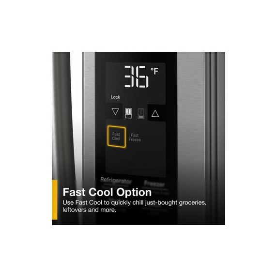 Whirlpool® 36-Inch French Door Refrigerator with Interior Water Dispenser - 31 cu. ft. WRFF3336SZ Whirlpool® 36-Inch French Door Refrigerator with Interior Water Dispenser - 31 cu. ft. WRFF3336SZ